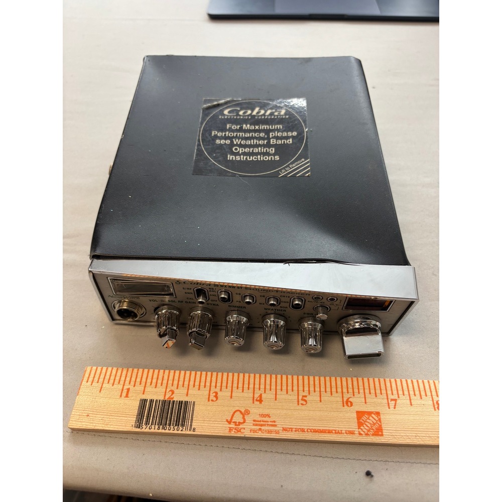 Cobra 29 WX NW ST SoundTracker CB Radio NightWatch 40 Channel Untested As-Is